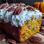 moist maple pecan pumpkin bread - featured image