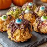 monster rice crispy treat eyeballs - featured image