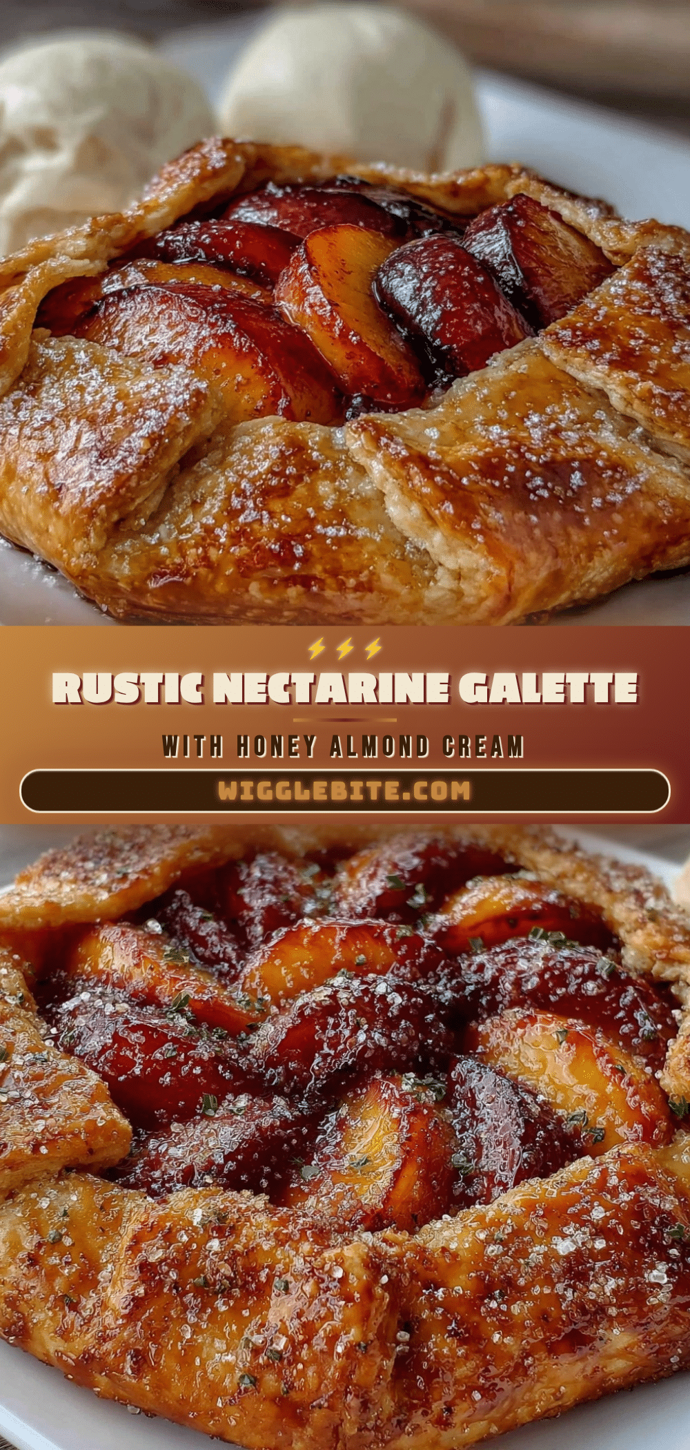 nectarine frangipane galette recipe