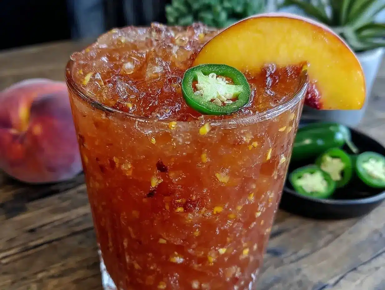 peach jalapeño lemonade preparation steps