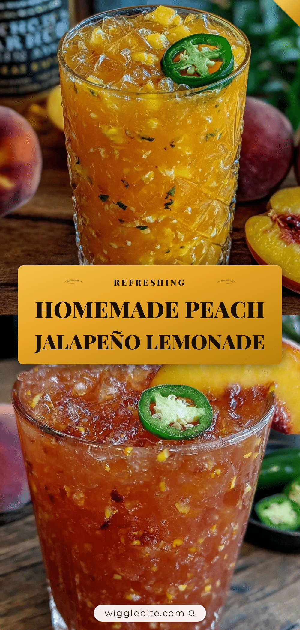peach jalapeño lemonade recipe