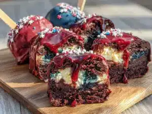 perfect patriotic brownie pops - featured image