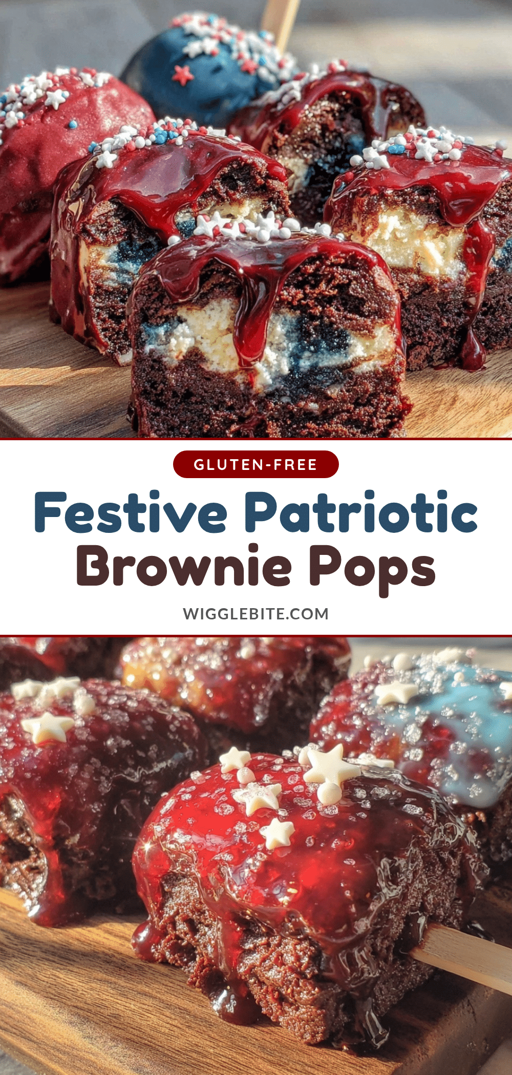 perfect patriotic brownie pops recipe
