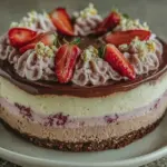 Perfect Strawberry Rose Entremet Cake - featured image
