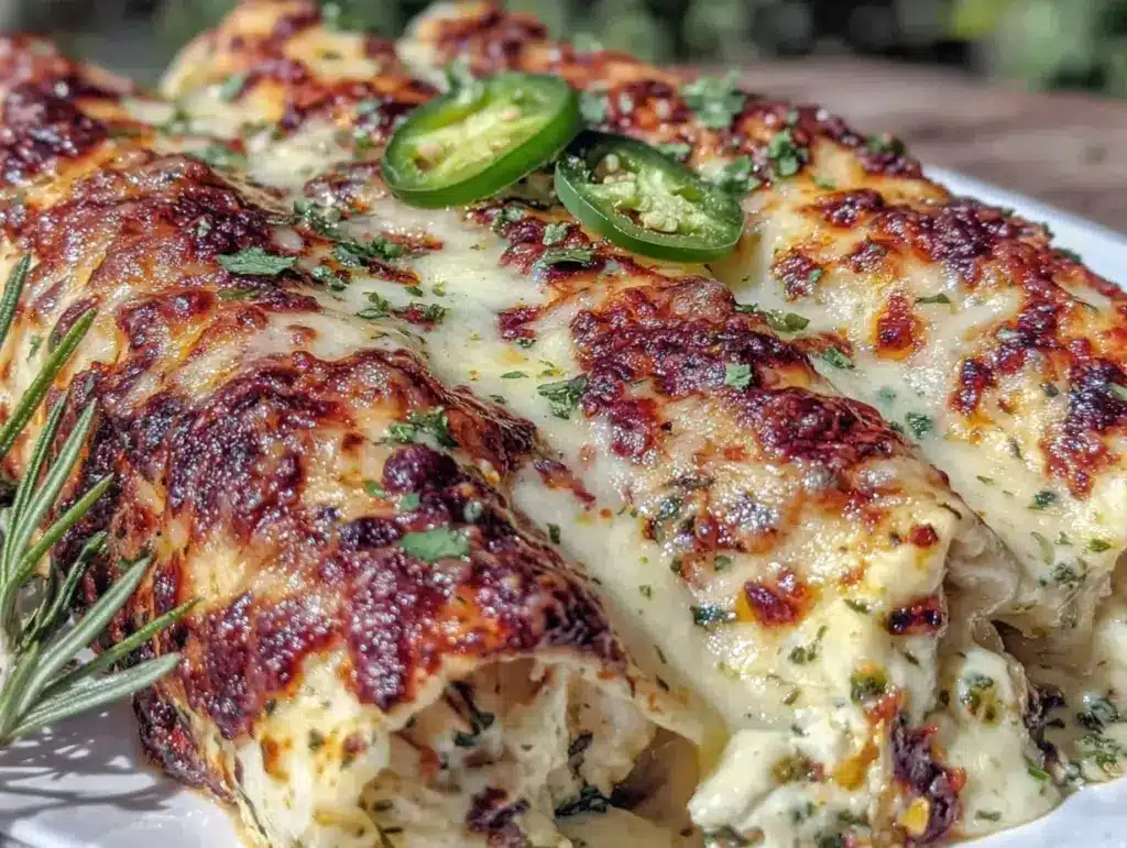 queso blanco chicken enchiladas - featured image