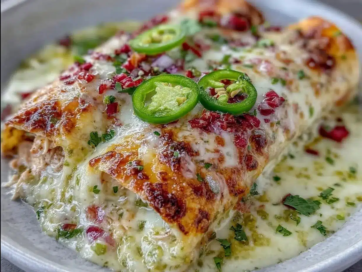 queso blanco chicken enchiladas preparation steps