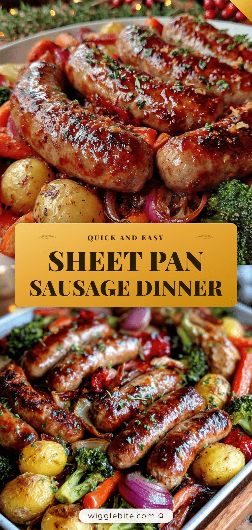 quick 30-minute sheet pan sausage and veggies dinner recipe