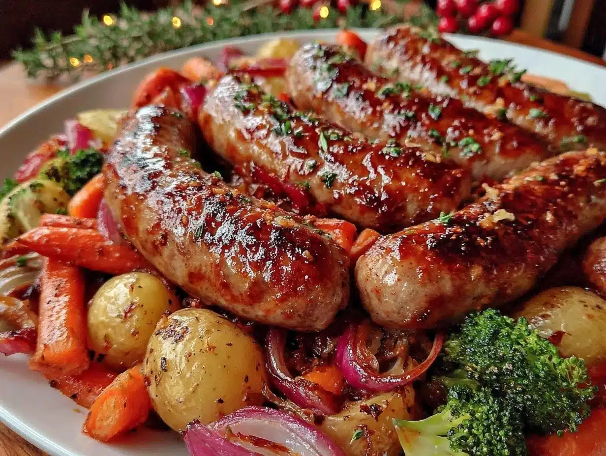 quick 30-minute sheet pan sausage and veggies dinner - featured image
