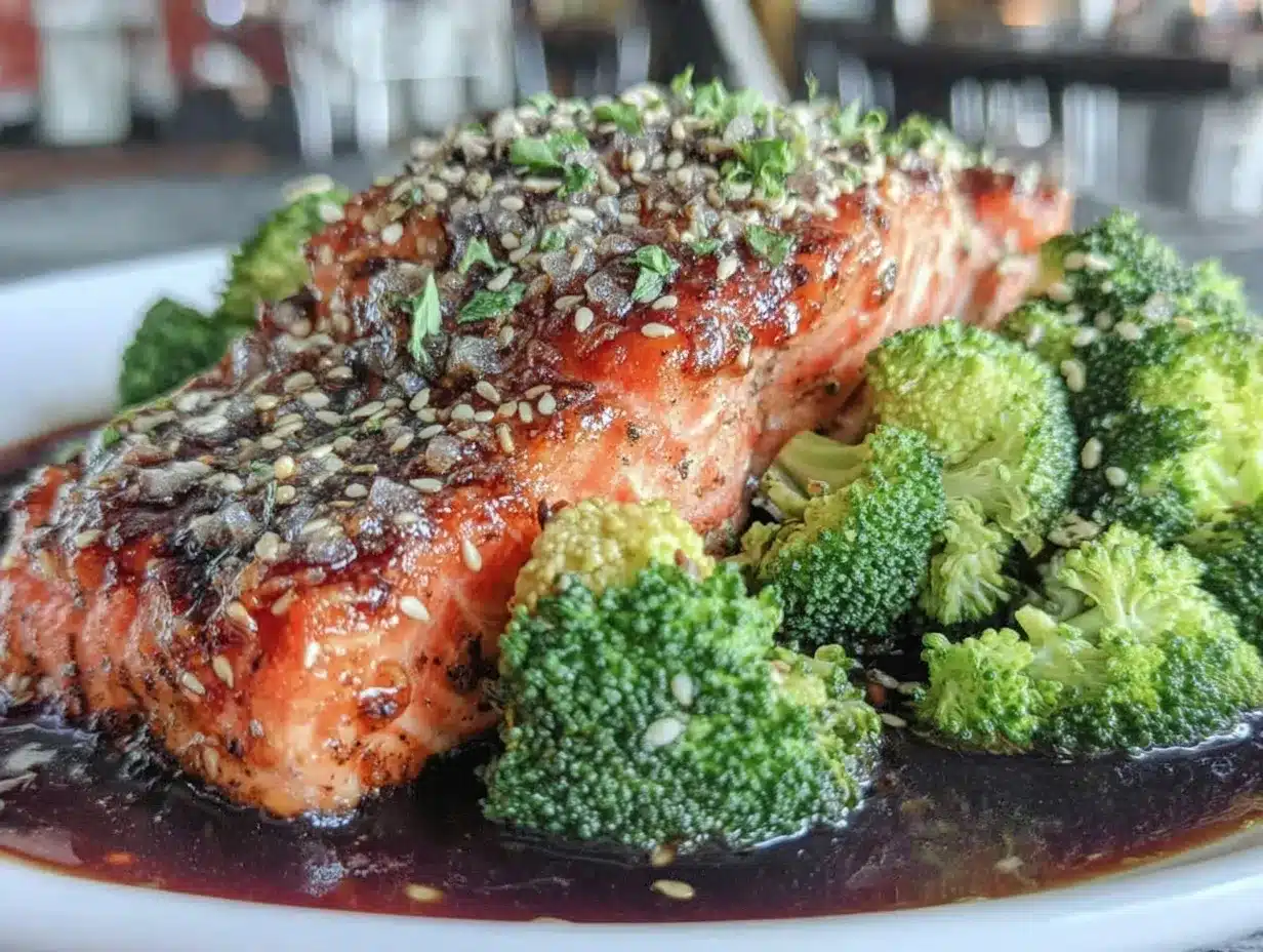quick honey soy glazed salmon preparation steps