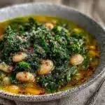 quick white bean and kale soup - featured image