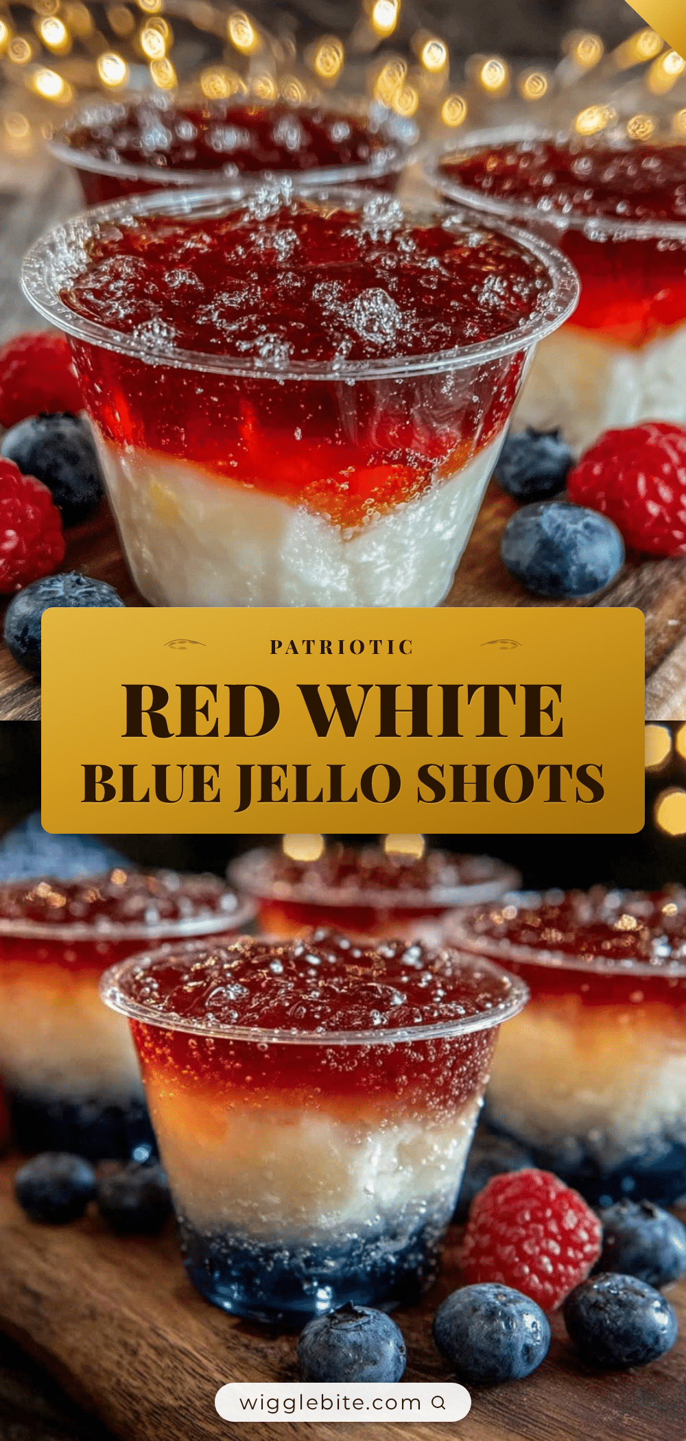 red white and blue jello shots recipe