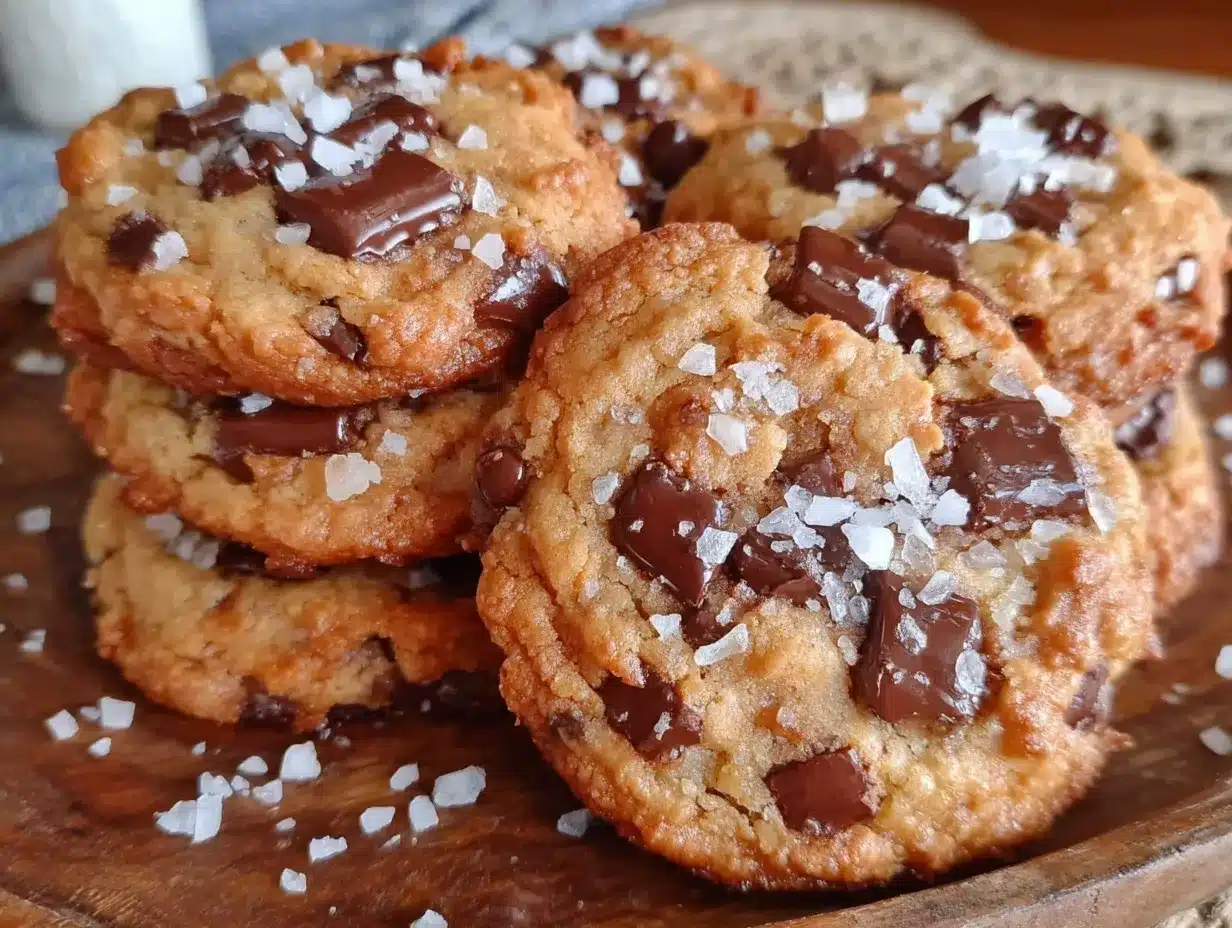 salted brown butter chocolate chip cookies preparation steps