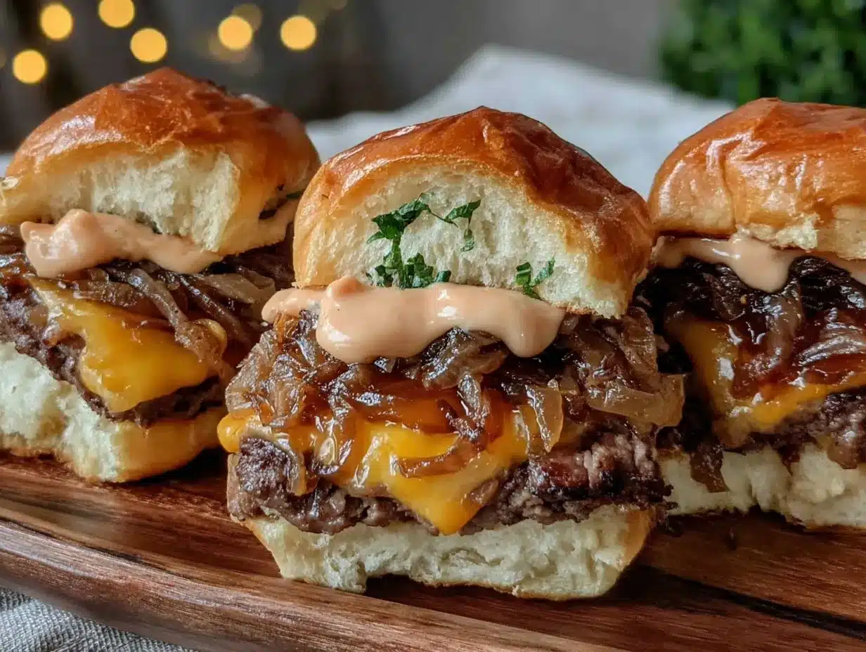 savory smash burger sliders preparation steps