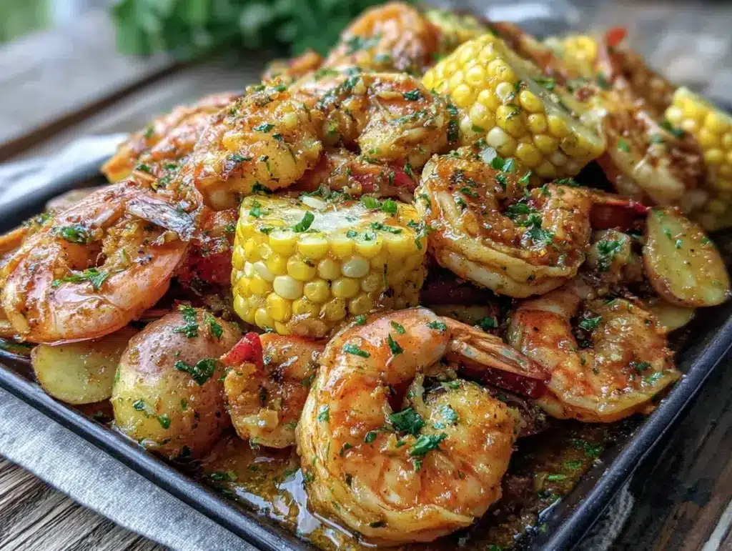 sheet pan shrimp boil - featured image