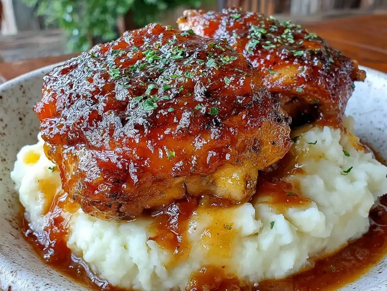 slow cooker honey garlic chicken thighs preparation steps