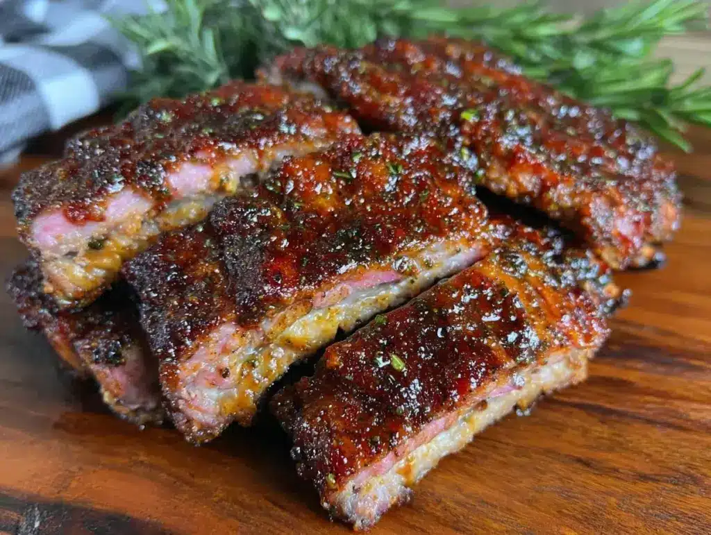 smoked bbq baby back ribs - featured image