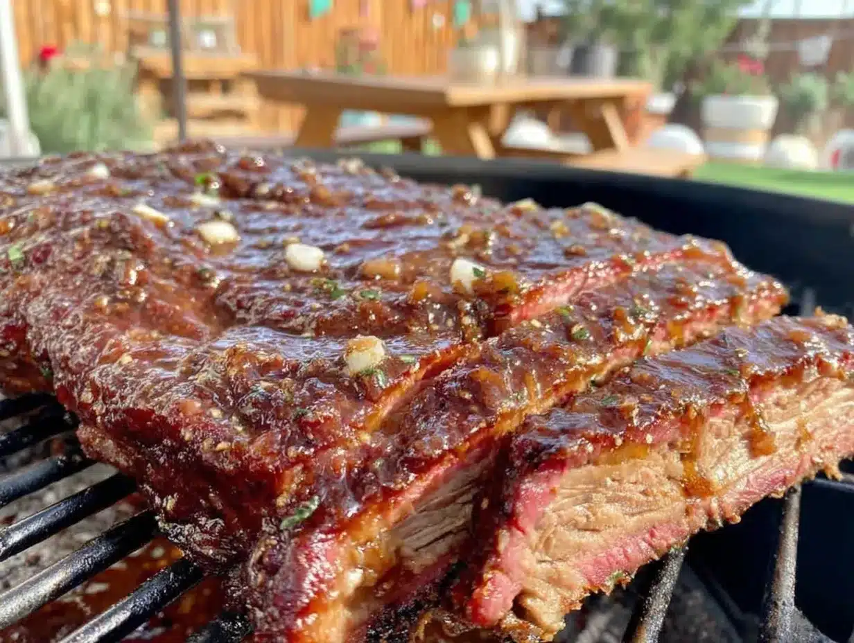 smoked brisket flat on kettle grill preparation steps