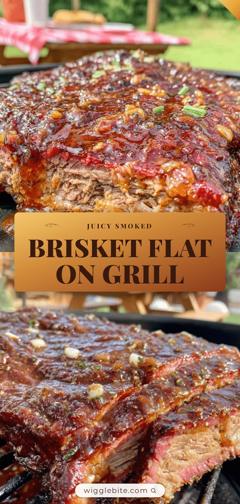 smoked brisket flat on kettle grill recipe