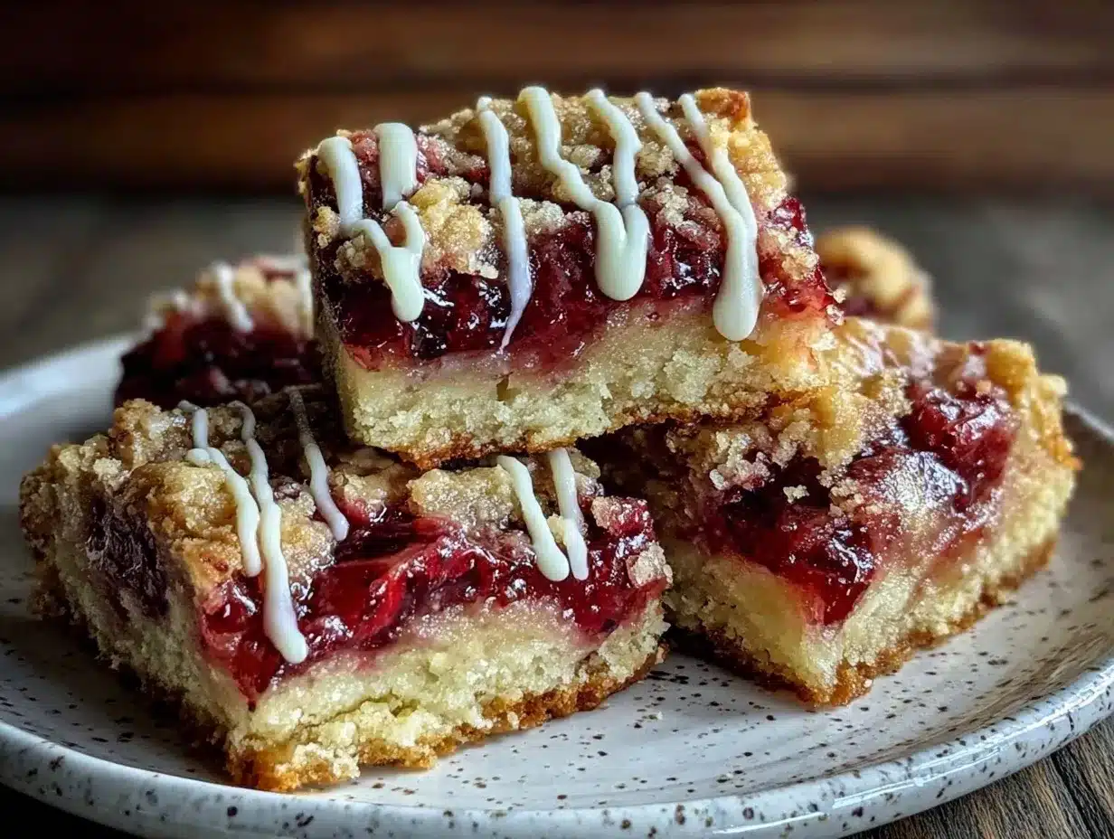 tangy rhubarb bars preparation steps