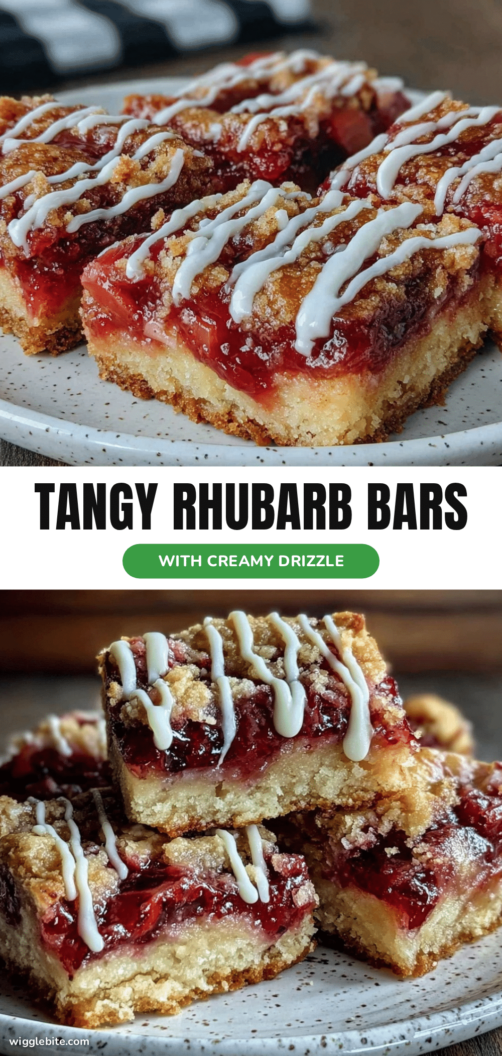 tangy rhubarb bars recipe