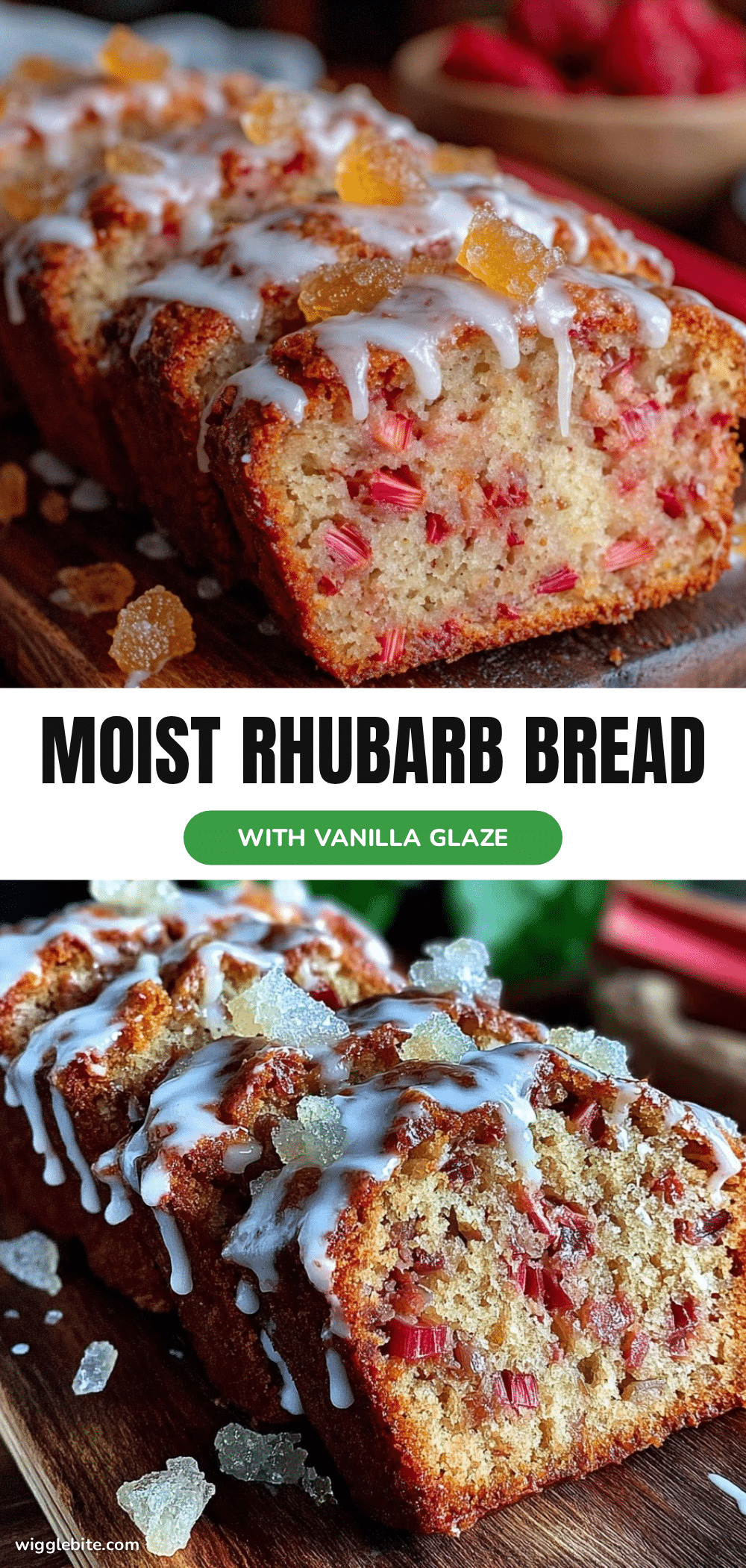 tender rhubarb bread recipe