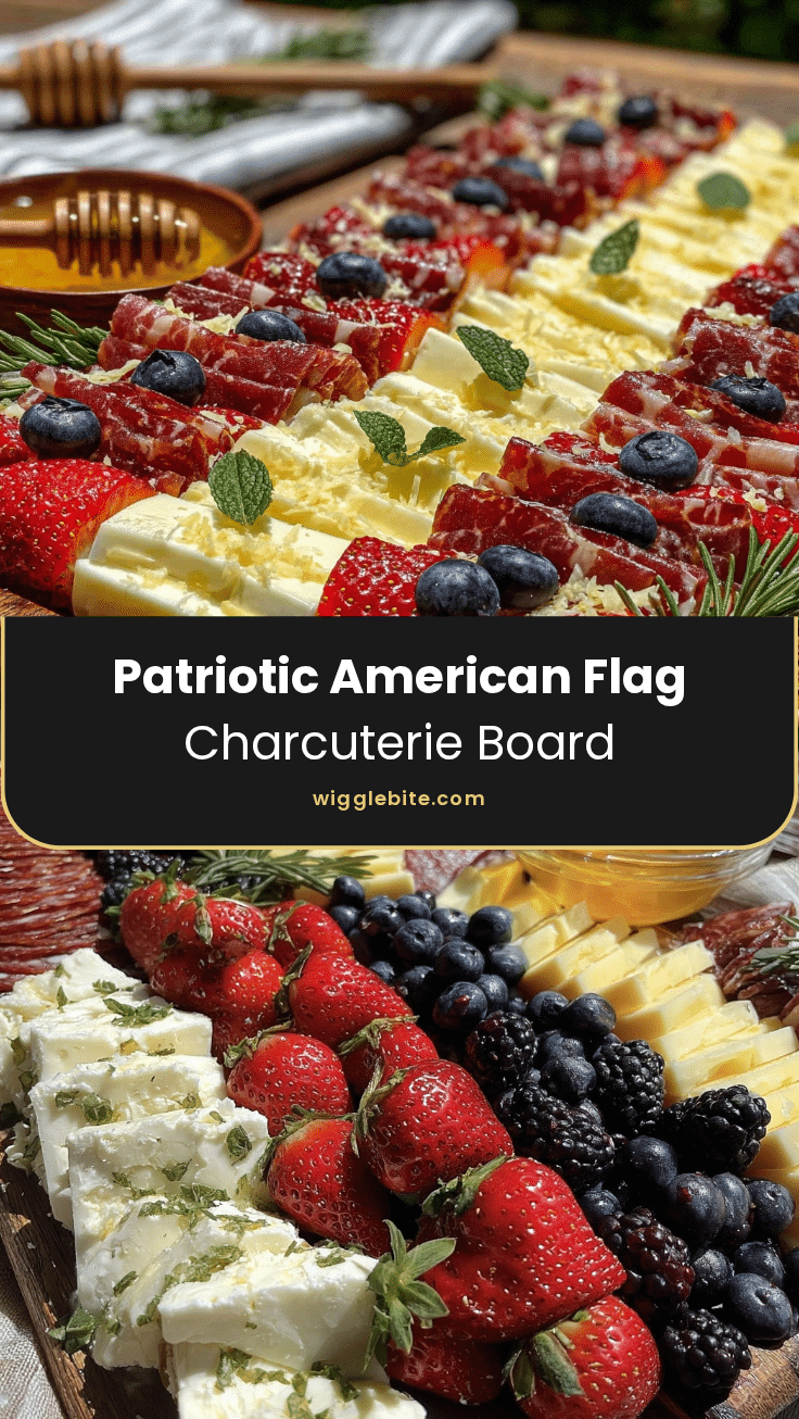 american flag charcuterie board recipe