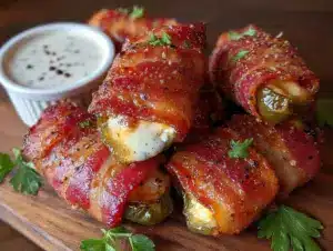 bacon-wrapped jalapeño poppers - featured image