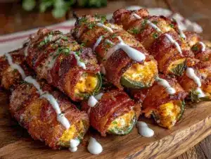 bacon-wrapped jalapeño poppers - featured image