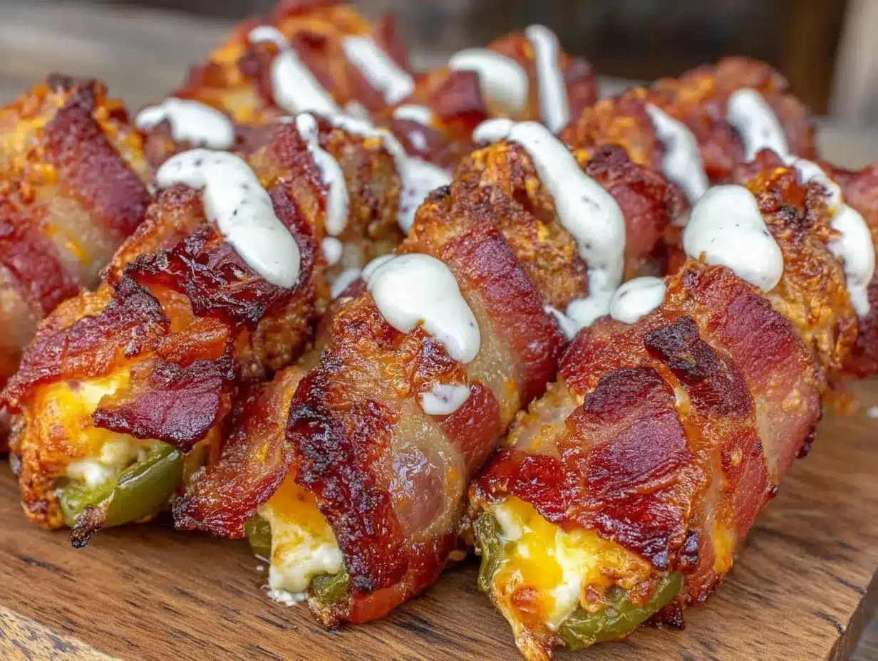 bacon-wrapped jalapeño poppers preparation steps