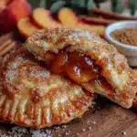 bourbon peach hand pies - featured image