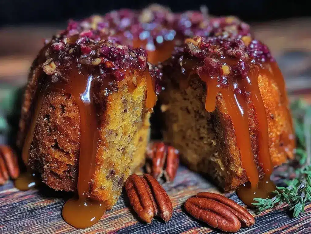 bourbon pecan bundt cake - featured image