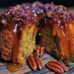 bourbon pecan bundt cake - featured image