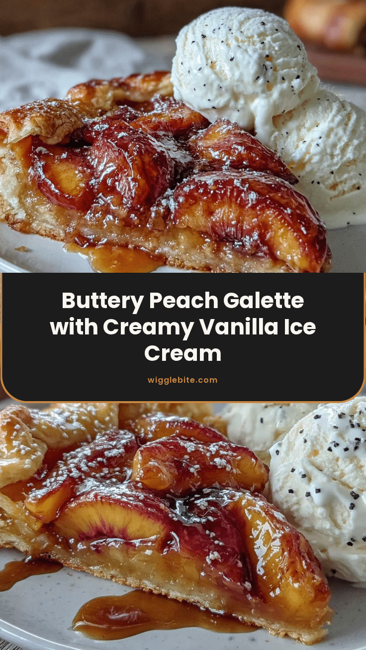 brown butter peach galette recipe