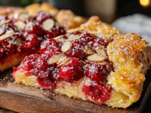 cherry almond galette - featured image