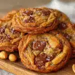chewy peanut butter chocolate chip lunch box cookies - featured image