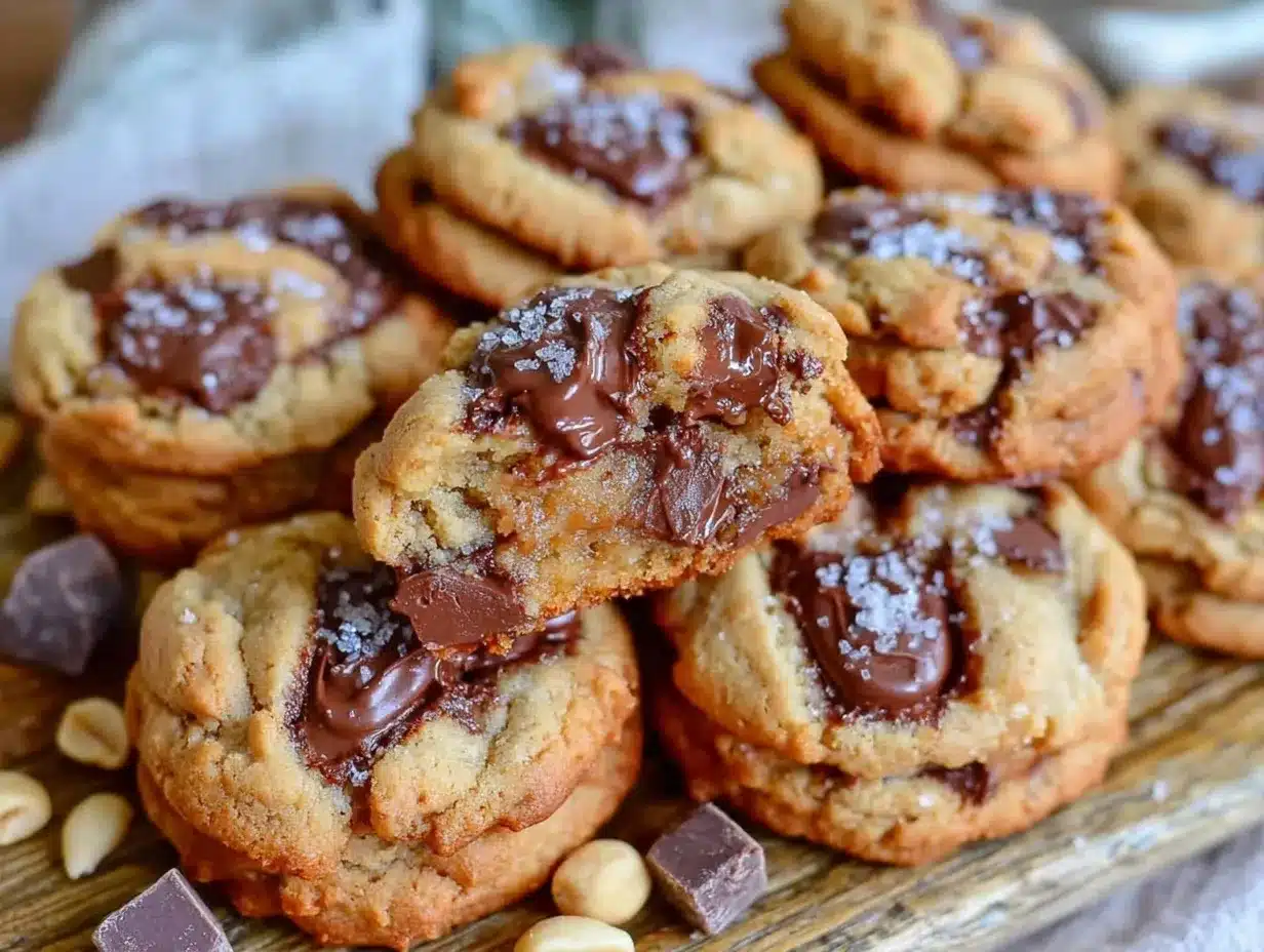 chewy peanut butter chocolate chip lunch box cookies preparation steps