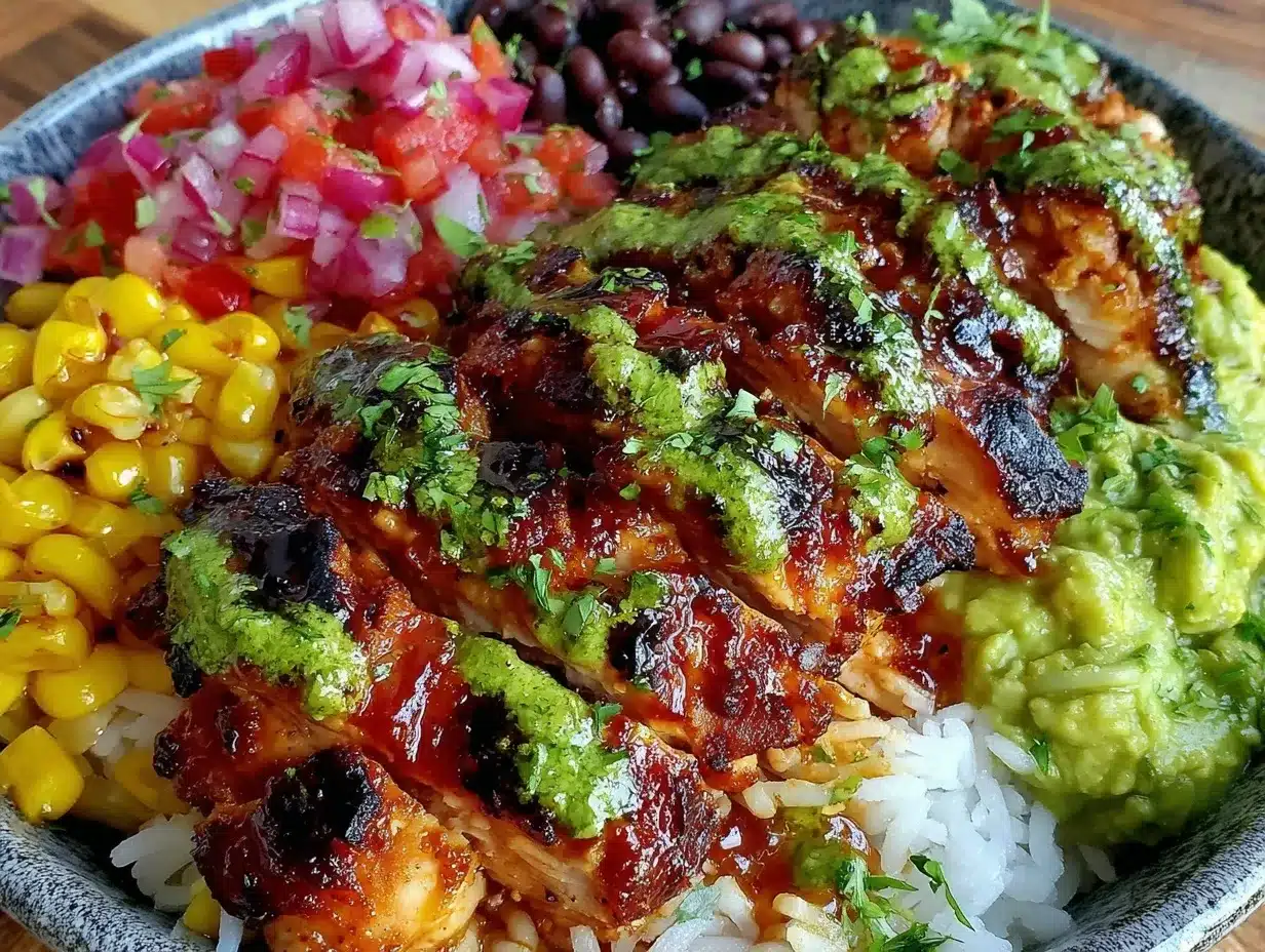 chicken burrito bowl preparation steps