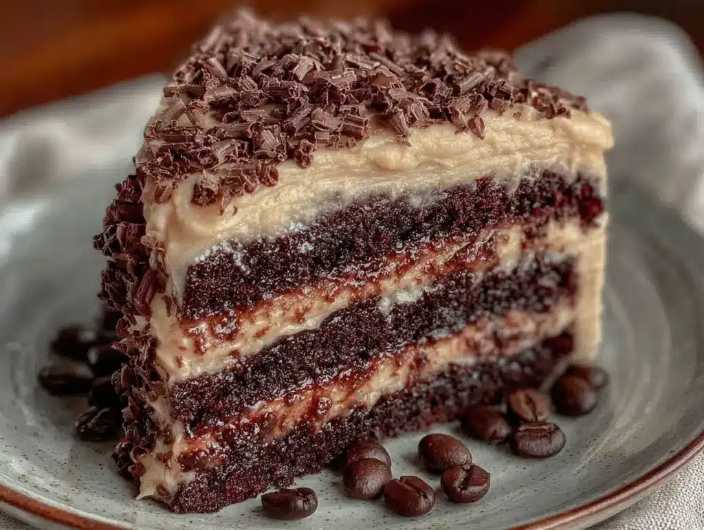 chocolate stout layer cake - featured image