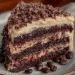 chocolate stout layer cake - featured image