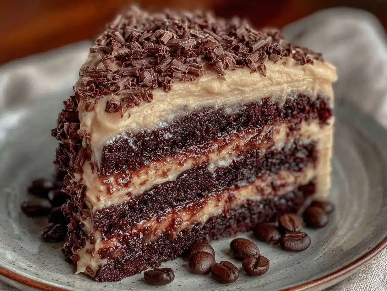 chocolate stout layer cake - featured image