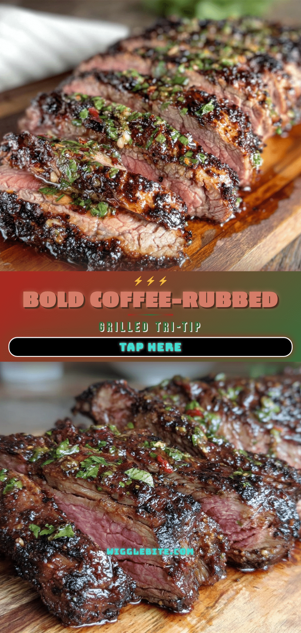 coffee-rubbed grilled tri-tip recipe