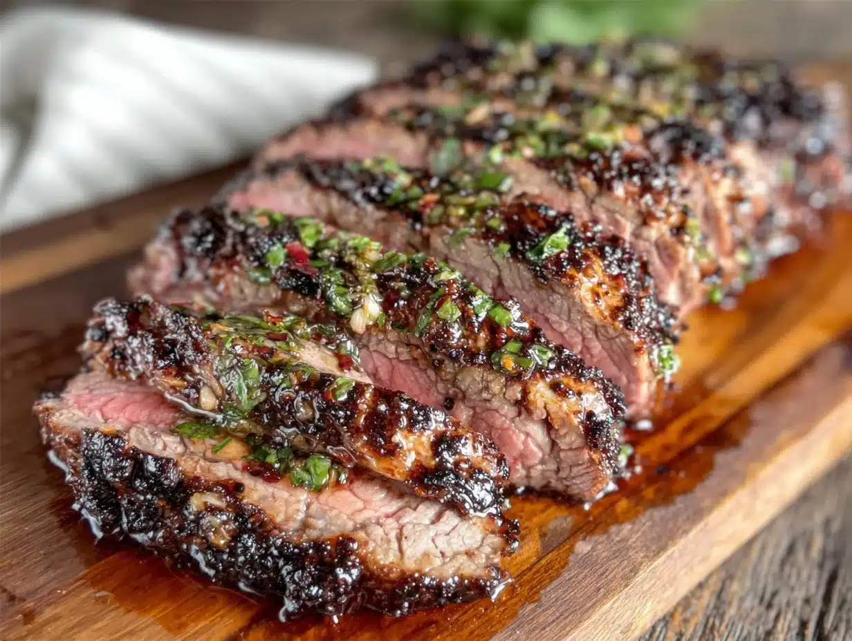 coffee-rubbed grilled tri-tip - featured image