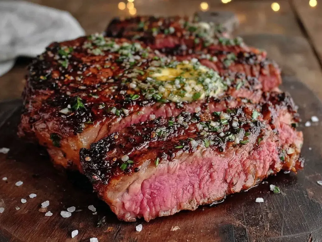 coffee-rubbed ribeye - featured image