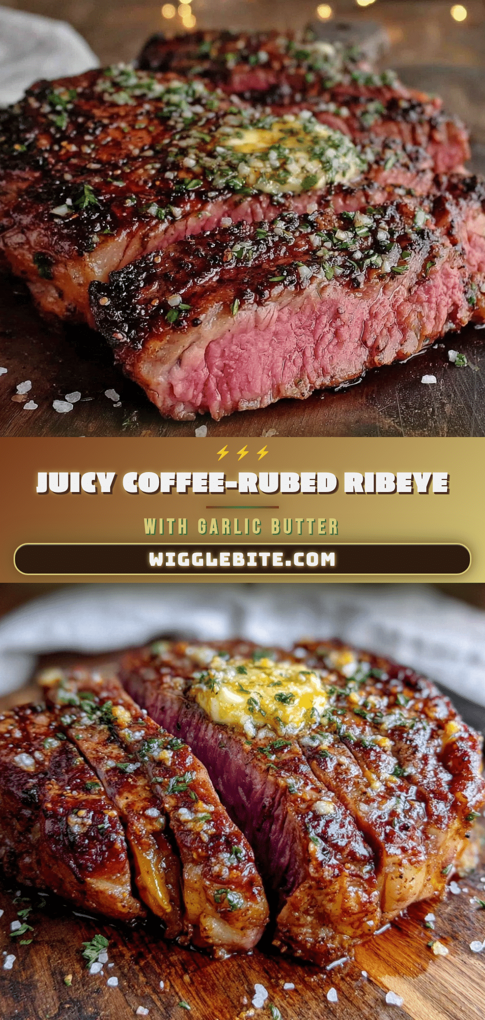 coffee-rubbed ribeye recipe