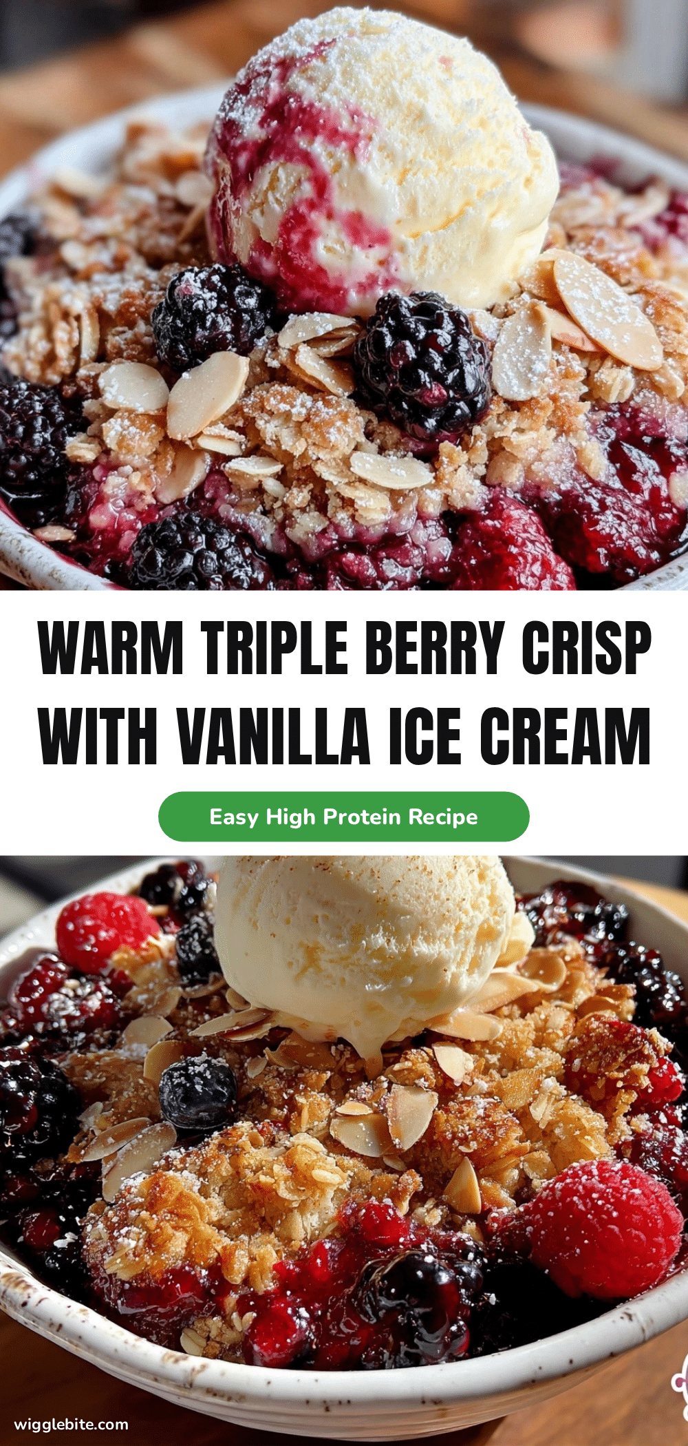 cozy triple berry crisp recipe