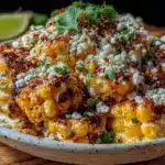 creamy mexican street corn salad - featured image