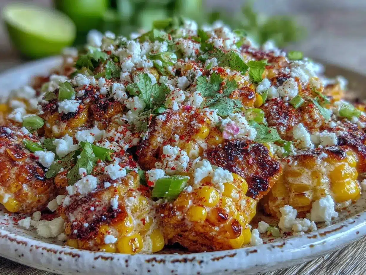 creamy mexican street corn salad preparation steps