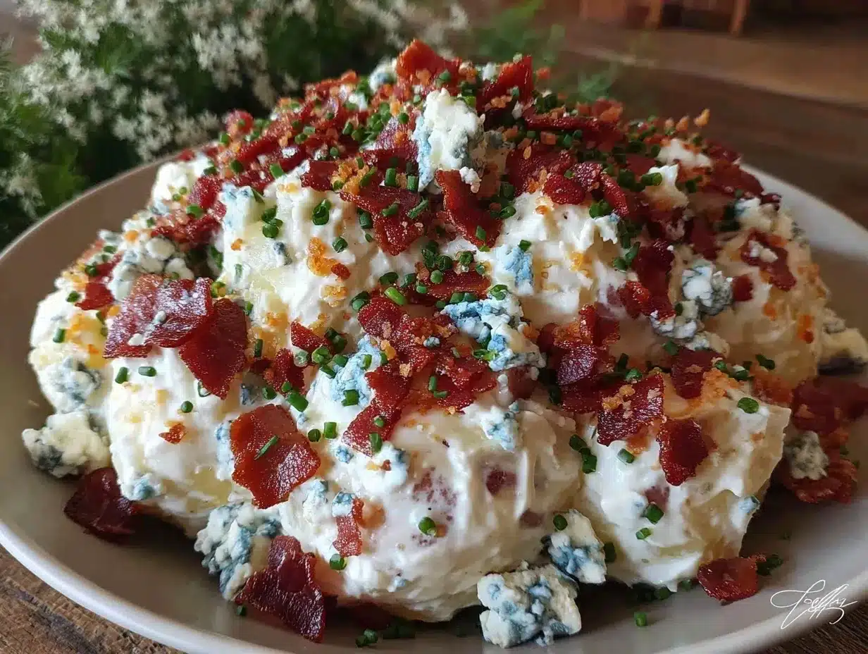 creamy patriotic potato salad preparation steps