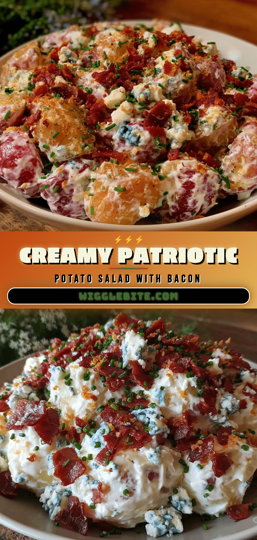 creamy patriotic potato salad recipe