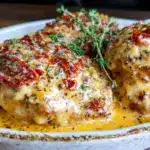 creamy tuscan chicken - featured image